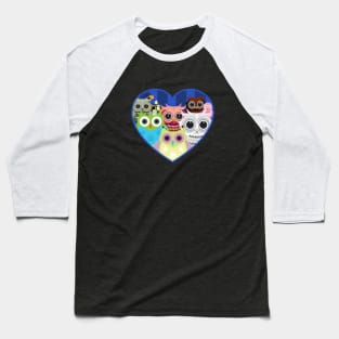 Love Owls 2 Baseball T-Shirt